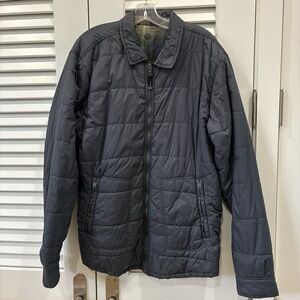 Men's Prana Quilted Zip-Front Jacket - Navy Blue